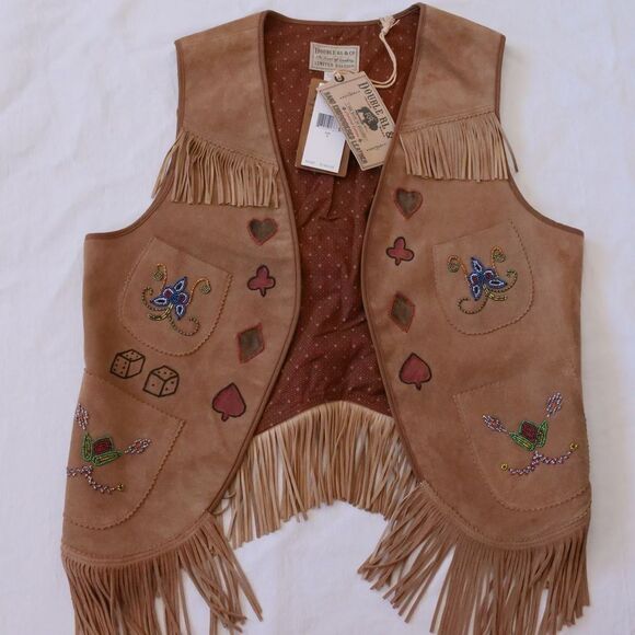 NWT Double RL & Co Limited edition 21 of 50 hand embroidered beaded‎ suede vest - Picture 11 of 11